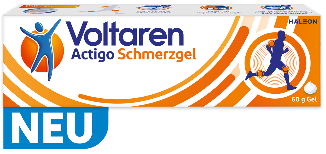 Voltaren Actigo Schmerzgel:<br/> Aktiv gegen Schmerzen